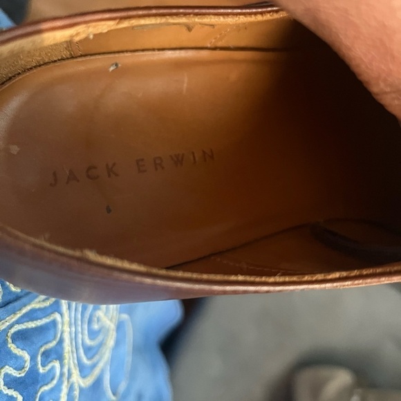Jack Erwin brown Oxford derby shoes size 10 - Picture 6 of 9